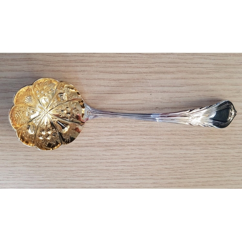 224 - Vintage EPNS Plated Serving Spoon