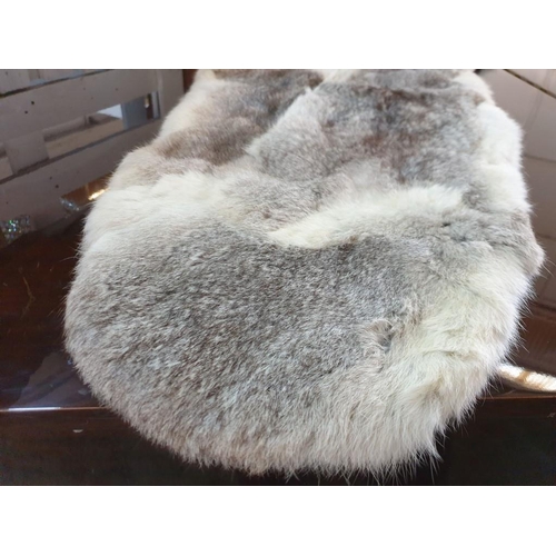 78 - Large Fur Stole (Approx 170cm x 45cm Overall)