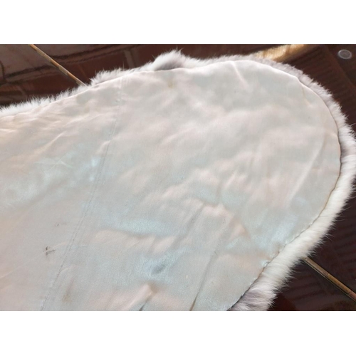 78 - Large Fur Stole (Approx 170cm x 45cm Overall)