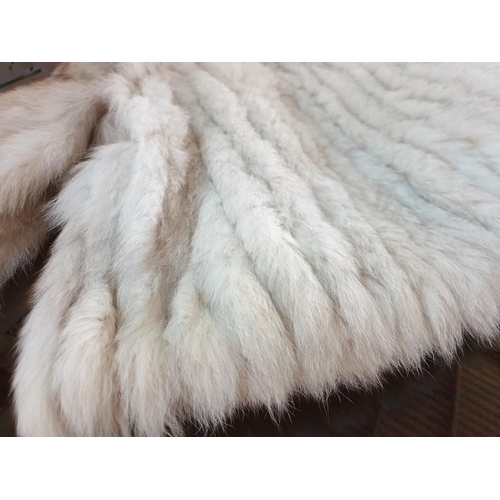 79 - Fur Coat, Silver Fox (?) (Approx Size M/14)