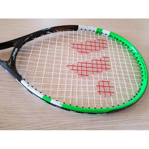 446 - Pair of Badminton Rackets (Dunlop Biotec, X-Lite), Together with a Pair of Tennis Rackets (Wish 2599... 