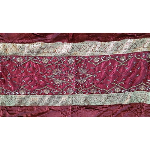 107 - Oriental Tablecloth Sofa Cover / Wall Decor (104 x 206cm)