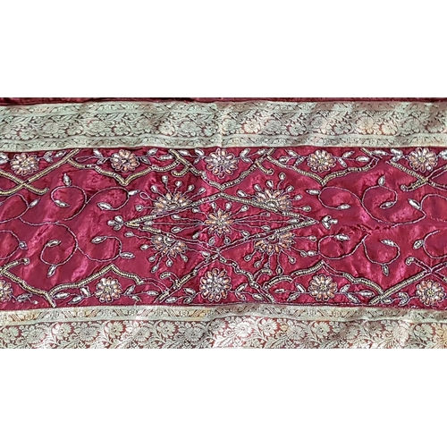 107 - Oriental Tablecloth Sofa Cover / Wall Decor (104 x 206cm)