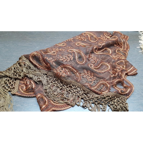 89 - Large Collection of Oriental Tablecloth with Matching napkins Table Runner etc (Total 14pcs)