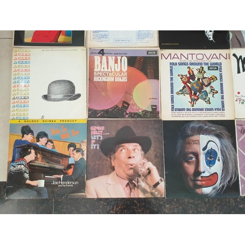 65 - Collection of Assorted LP Vinyl Records (Approx. 42) with Black Carry Case 
* See Multiple Catalogue... 