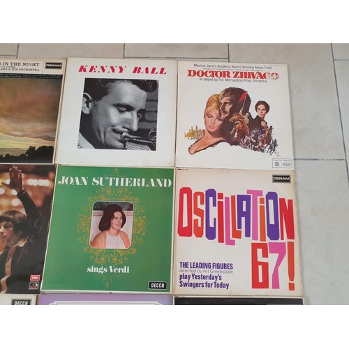 65 - Collection of Assorted LP Vinyl Records (Approx. 42) with Black Carry Case 
* See Multiple Catalogue... 