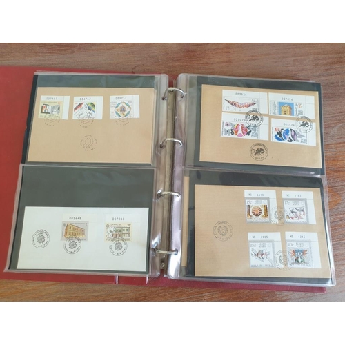 137 - First Day Cover Stamp Album with Collection of Approx. 54 x Cyprus First Day Covers, Circa 80's & 90... 