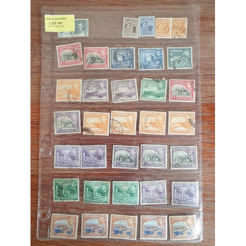 141 - Collection of Vintage Cyprus Stamps (Approx. 35 Pieces)