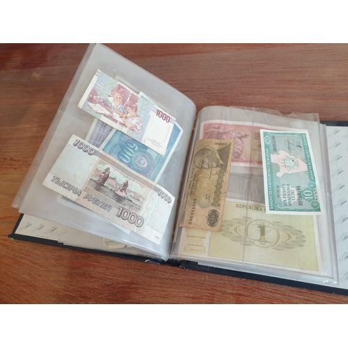 149 - Collectors Folder with Approx. 32 x Assorted World Bank Notes