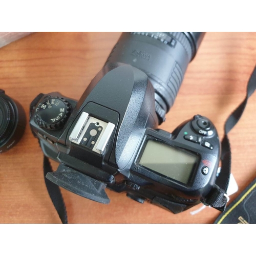 530 - Nikon D100 Digital SLR Camera with 2 x Interchangeable Lenses: Jessop Tele-Converter and Simga 70-21... 