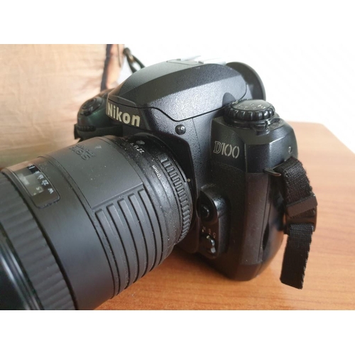 530 - Nikon D100 Digital SLR Camera with 2 x Interchangeable Lenses: Jessop Tele-Converter and Simga 70-21... 