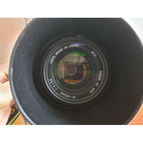 530 - Nikon D100 Digital SLR Camera with 2 x Interchangeable Lenses: Jessop Tele-Converter and Simga 70-21... 