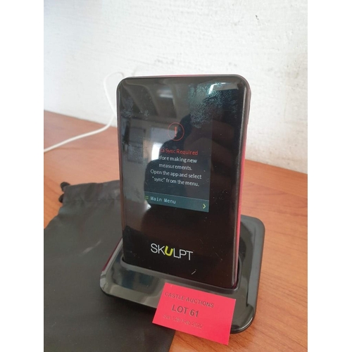 722 - Skulpt Aim Personalized Smart Fitness Trainer with Charging Station and Bag
