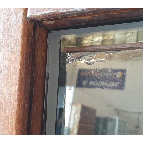 725 - 3 x Solid Wood Windows with Sealed Unit Double Glazing (Two with Reflective Film) (A/F Some Beading ... 