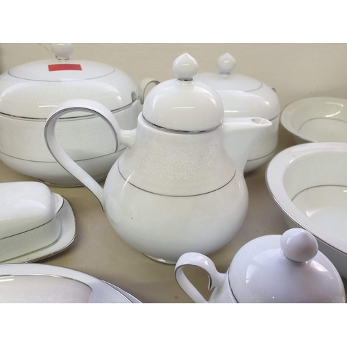 738 - Large Collection of Artistry Tableware and Tea Set by 'Oneida', Ireland, Incl. 2 x Round Lidded Ture... 