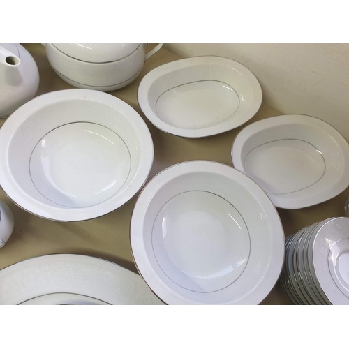 738 - Large Collection of Artistry Tableware and Tea Set by 'Oneida', Ireland, Incl. 2 x Round Lidded Ture... 