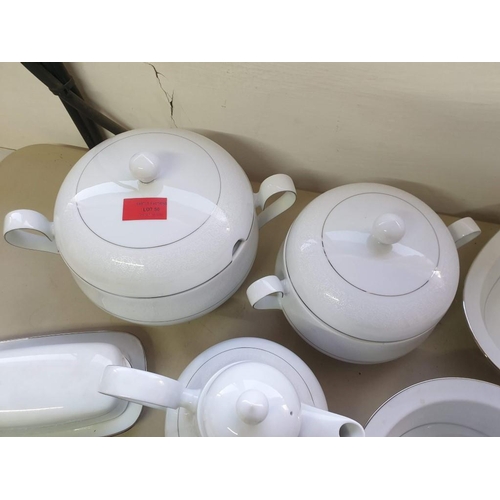 738 - Large Collection of Artistry Tableware and Tea Set by 'Oneida', Ireland, Incl. 2 x Round Lidded Ture... 