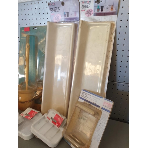 750 - Qty of Bathroom Accessories (Shelves, Soap Dish, Toothbrush Holders ets) ** Trade sale, VAT is payab... 