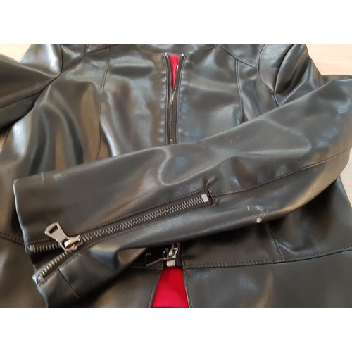 757 - Zara Basic Black Ladies Jacket, Size S (100% Polyester)