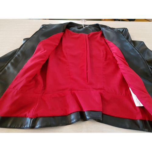 757 - Zara Basic Black Ladies Jacket, Size S (100% Polyester)