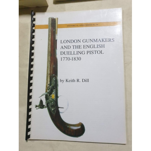 760 - Collection of Books on The Topic Antique Guns & Firearms; 