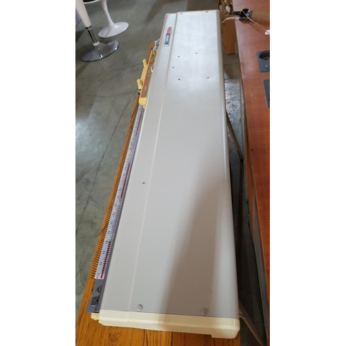 566 - Brother KH-890 (Made in Japan) Knitting Machine, Ribbing Attachment, Model KR-850 and Special Table