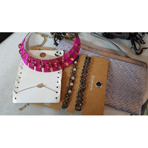 571 - Collection of Girl's Accessories inc Small Handbags, Belts, Jewellery etc