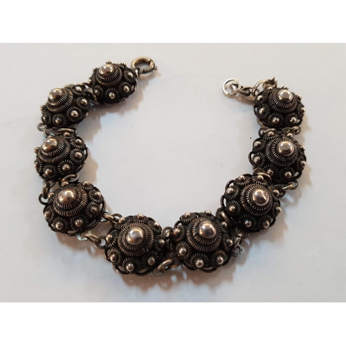 576 - Decorative Tribal Style Bracelet and Broach (2)
