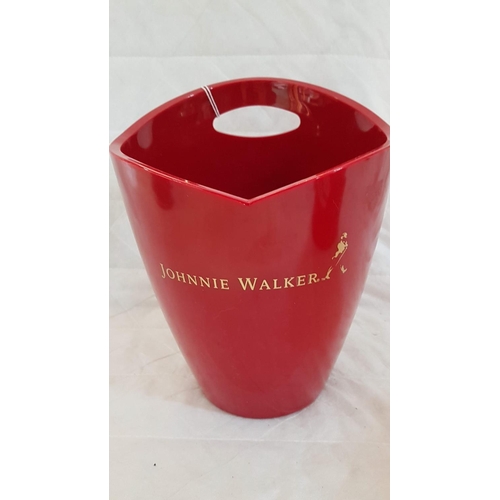 588 - 2 x Vintage Ice Buckets; Alpine Ayinger Brau and Coke Cola, Together with Johnnie Walker Champagne B... 