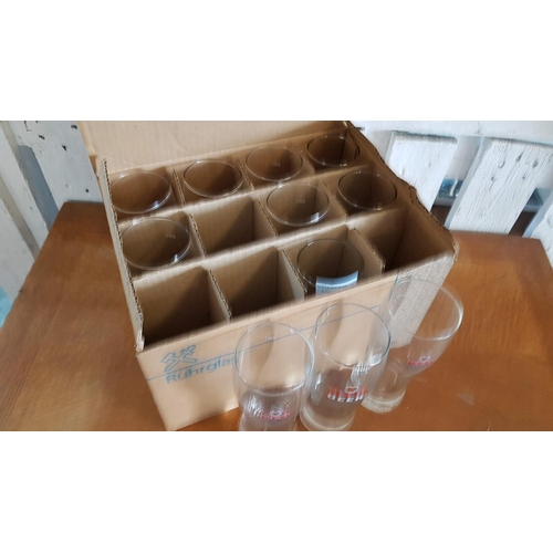 556 - 11 x Keo Beer Glasses