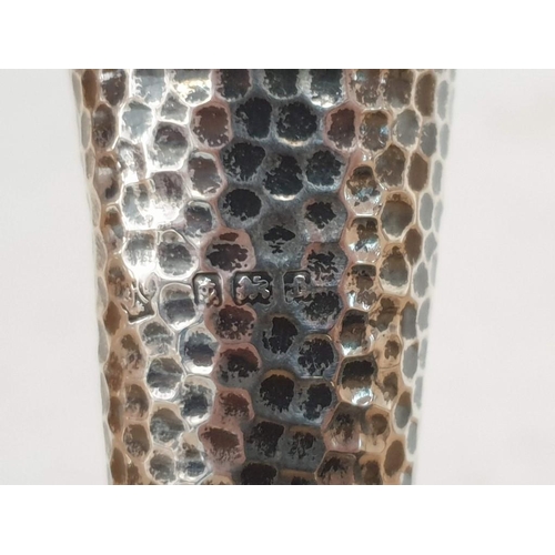709 - Antique Sterling Silver Bud / Flower Vase (UK, Birmingham, Circa 1904) (Approx 80gr, H:12cm) Togethe... 