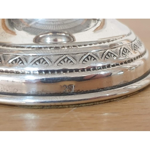 709 - Antique Sterling Silver Bud / Flower Vase (UK, Birmingham, Circa 1904) (Approx 80gr, H:12cm) Togethe... 
