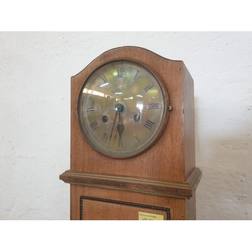 101 - Vintage Grandmother Clock, Key Wound 'Haller A/G' (German) Chiming Movement, (Approx. H: 122cm)