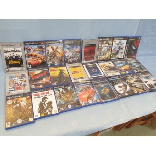 30a - Collection of 22 x PS2 (PlayStation 2) Games and 2 x PC Games