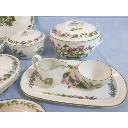 32 - Huge Collection of Royal Worcester Tableware in 'Worcester Herbs' Pattern, Incl. Dinner Service and ... 