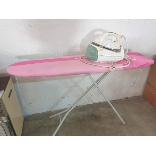 524 - Morphy Richards Jet Steam Iron and Ironing Board (2)