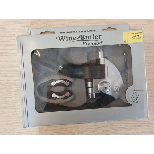 85 - 'Fackelmann' Wine-Butler Premium Bottle Opener Set in Box