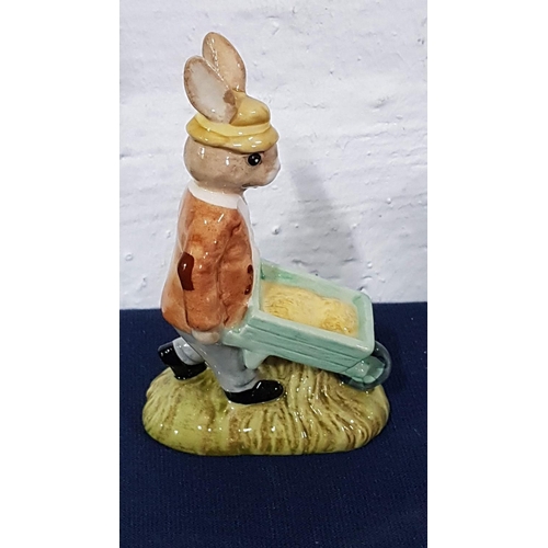 157 - Royal Doulton Bunny Kins Gardener (1995) Porcelain Figurine (DB156), (H:11.5cm)