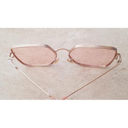 191 - OJO Sunglasses with Square Gold Colour Metal Frames (340TR52006)