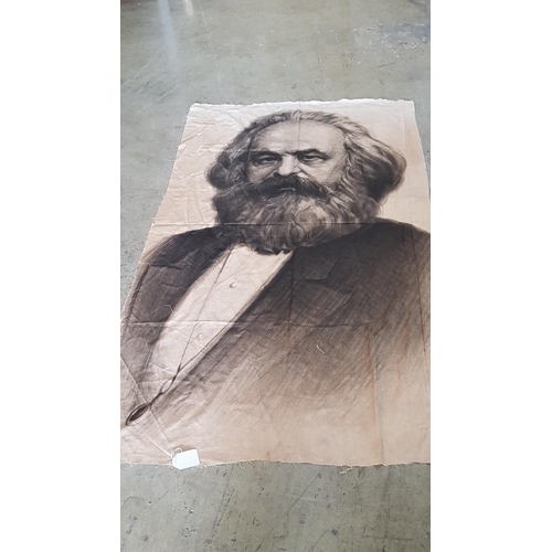 163 - Karl Marx Flag / Banner