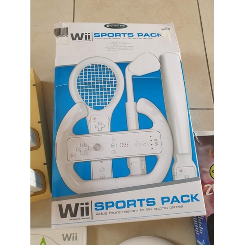 107 - Nintendo Wii (Model No. RVL-101) with 2 x Controllers, Stand / Docking Station, Wii Balance Board (R... 