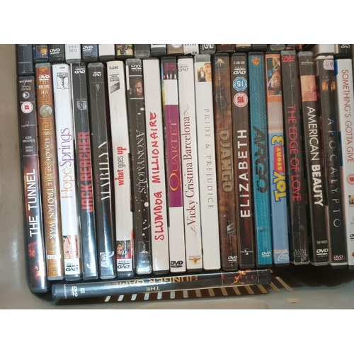 129 - Large Collection of Assorted DVDs and Some CDs