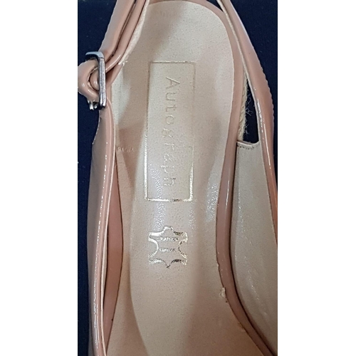 187 - Nude and Black Summer Platform Shoes (Autograph and Your Feet Look Gorgeous) (Both Size 37, UK 4)