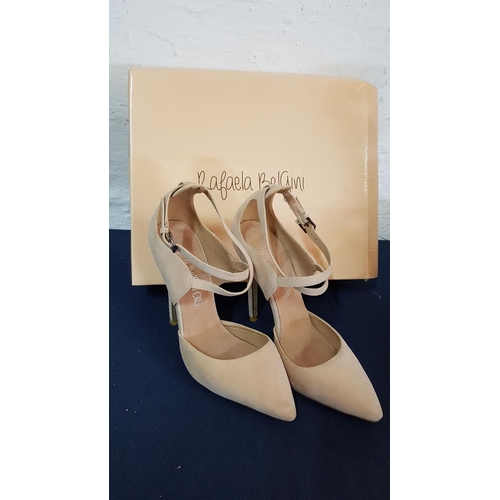 188 - Black / White and Nude Summer Ladies Shoes (Carano and Rafaella Belgini) (Size 36)