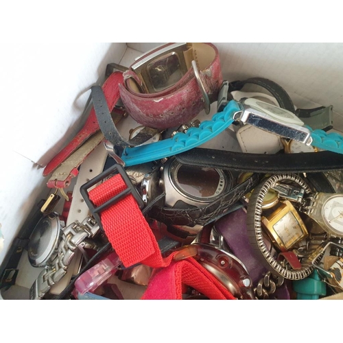 193 - Large Collection of Assorted Watches (Approx. 65 Pieces, a/f, for spares or repair)