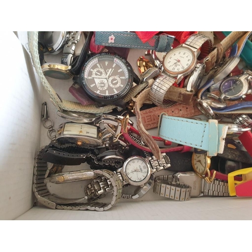 193 - Large Collection of Assorted Watches (Approx. 65 Pieces, a/f, for spares or repair)