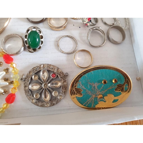 194 - Large Collection of Assorted Costume Jewellery / Faux Biloux, Incl. Rings, Necklaces, Bracelets, Bro... 