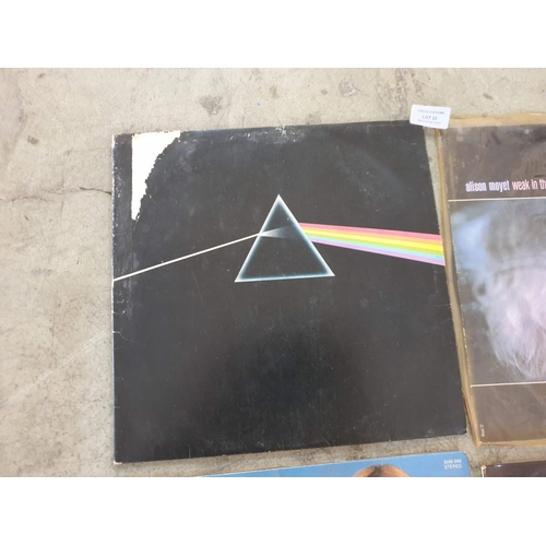 23 - Collection of Assorted LP Vinyl Records, Incl. Pink Floyd Dark Side of Moon and Stereo Spectacular B... 