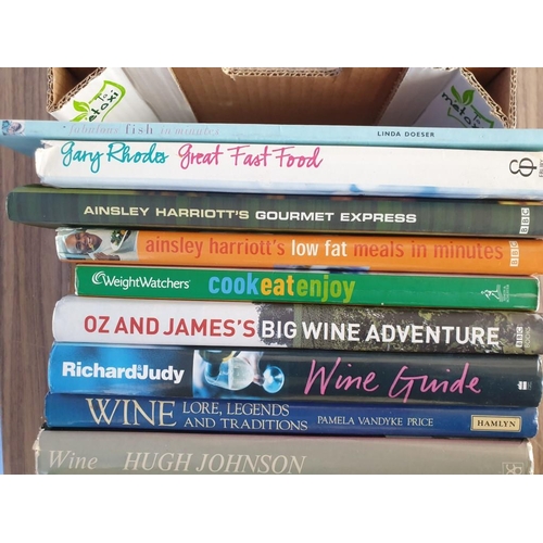 246 - Collection of Hard Back Books on Cooking, Wine, Gardening & Trees, etc