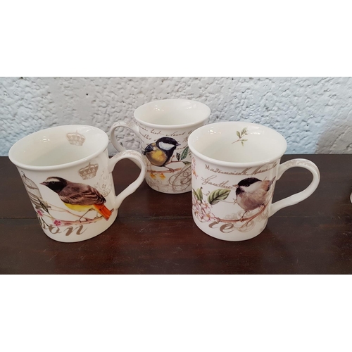 283 - Collection of 8 x Porcelain Mugs inc; Easy live Nostalgic, Dopa Papis, Queens, Jemina Puddie, Duck, ... 